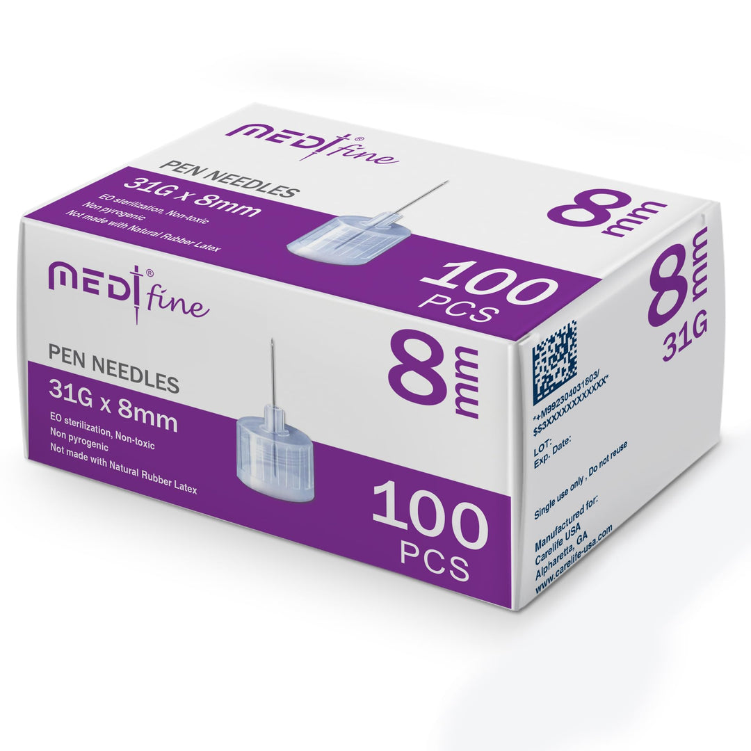 Medt®fine Insulin Pen Needles 31G 8mm