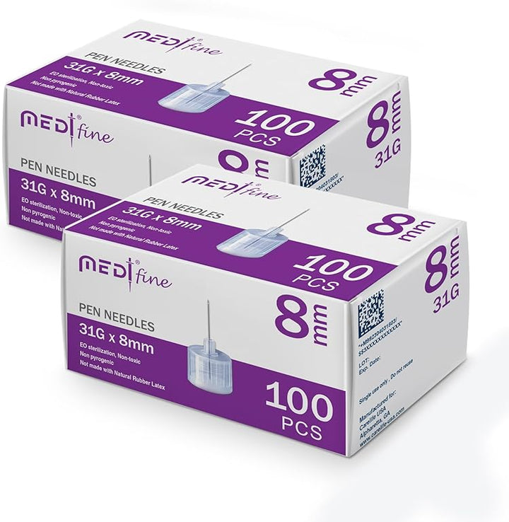 Medt®fine Insulin Pen Needles 31G 8mm