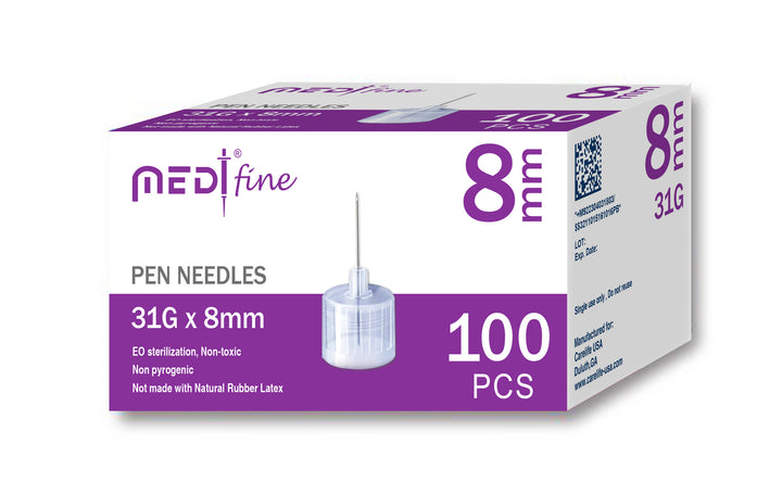 Medt®fine Insulin Pen Needles 31G 8mm